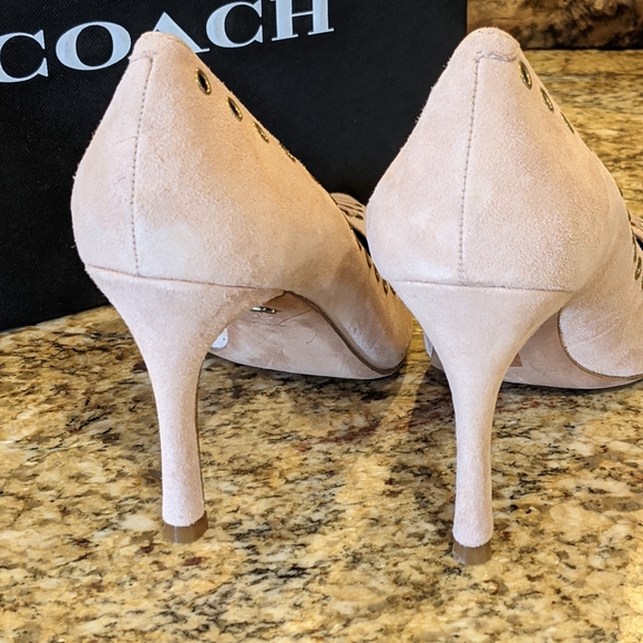 Coach Pink Pumps Heels 9.5 NWT - Picture 3 of 5